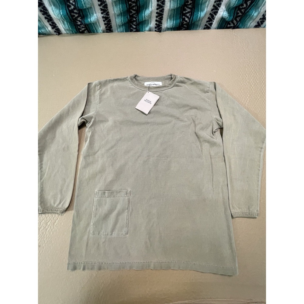 XENIA TELUNTS "KOSHTAN" Khaki MEN Size 2 Heavyweight Tee Size Medium